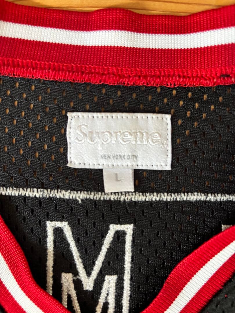 値下げSUPREME ゲームシャツ HAIL MARY サイズＬ ブラック