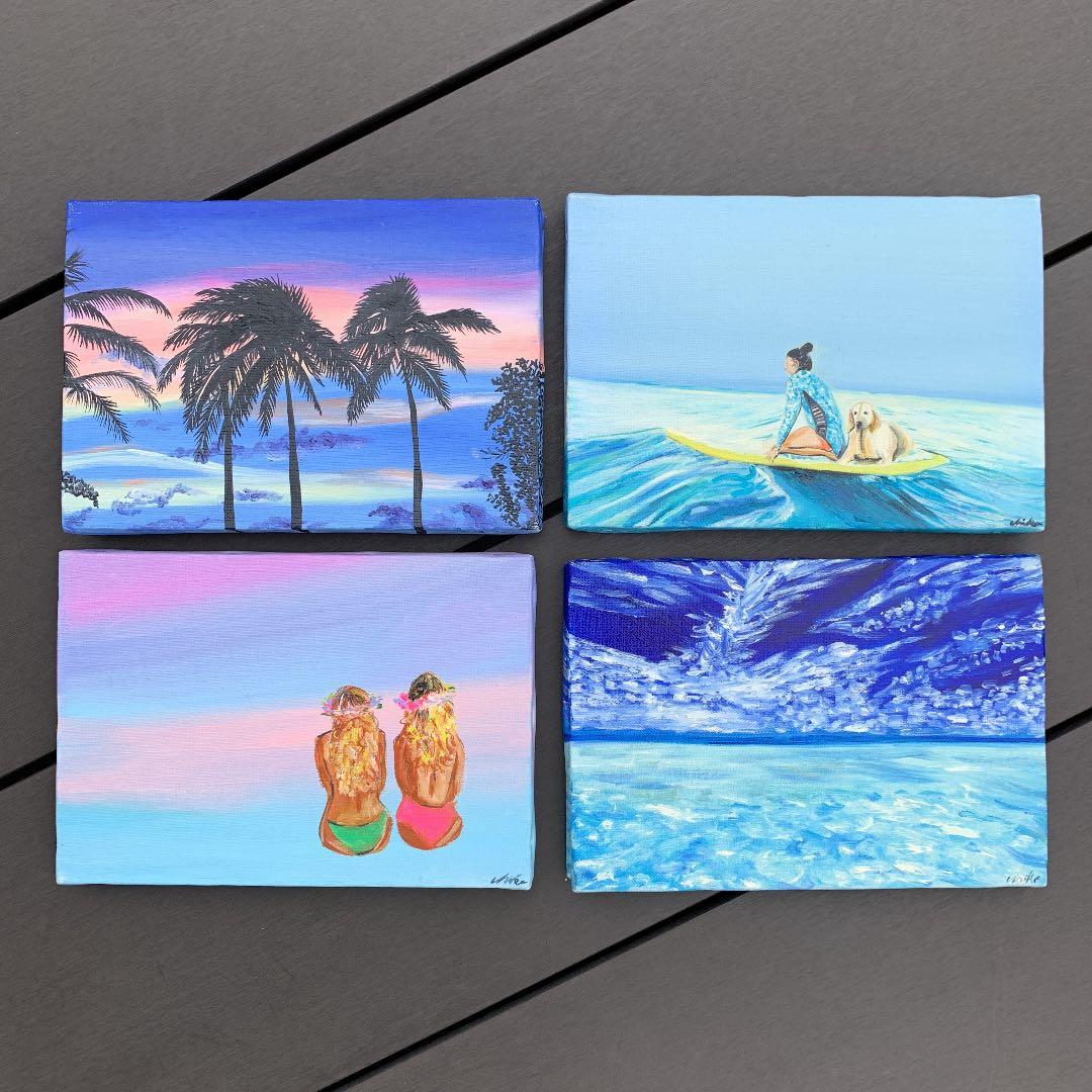 海の絵 インテリア アート 絵 ロンハーマン roku TEN