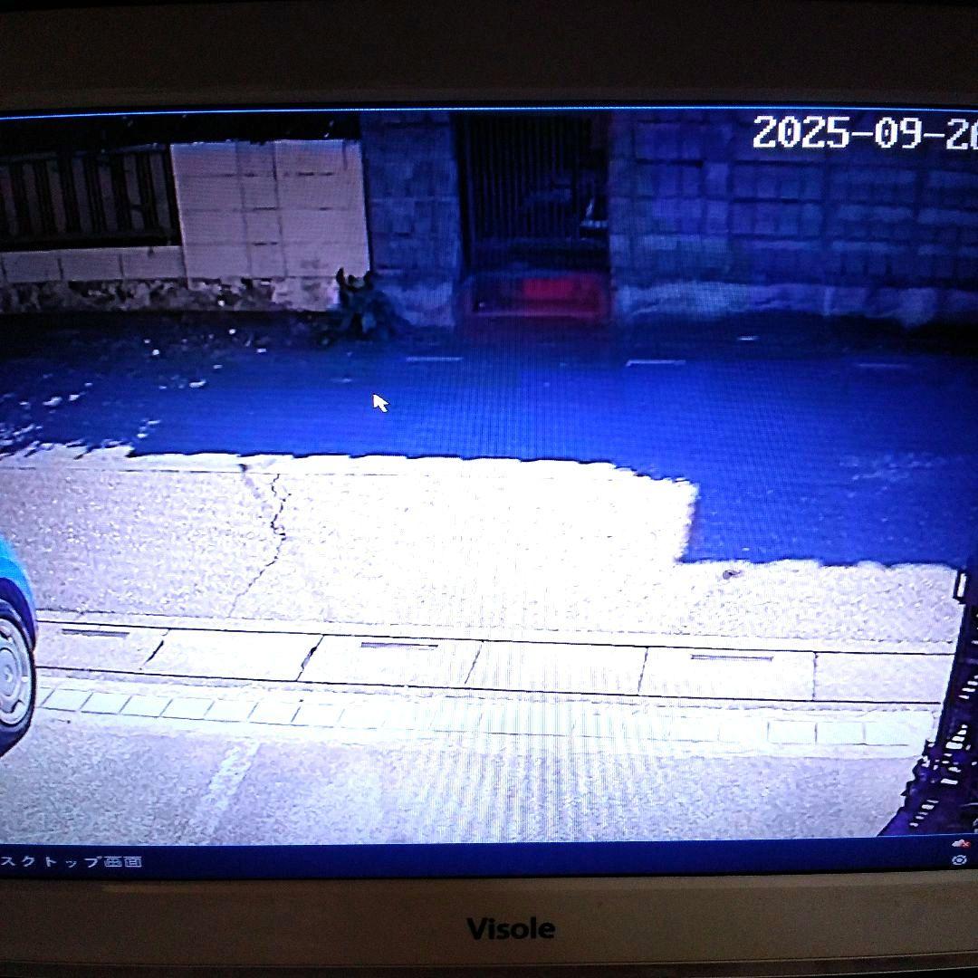 防犯カメラ４台セット 屋外防水 遠隔監視＆暗視撮影 H.265圧縮技術 説明書付