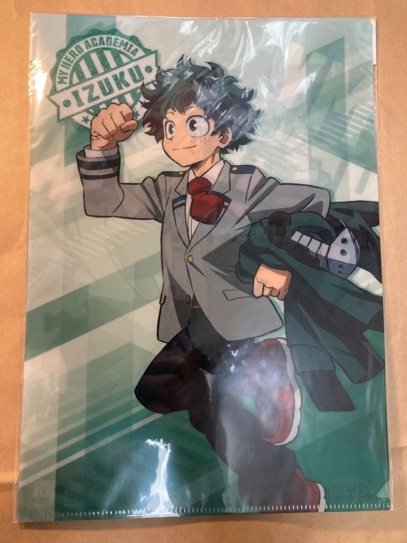 ヒロアカ　クリアファイル　緑谷　いざ出発　僕のヒーローアカデミア