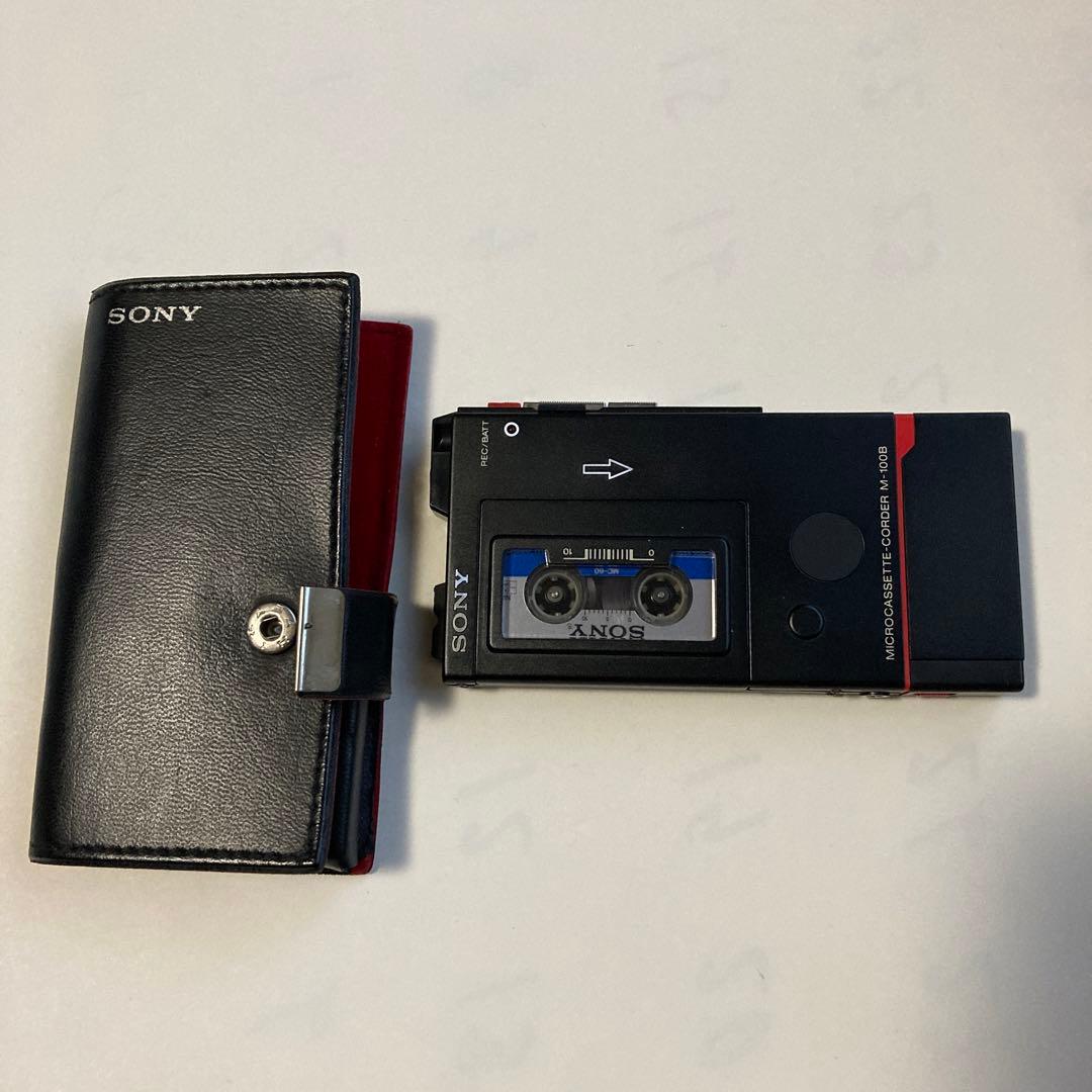 SONY M-100B(B) マイクロカセットレコーダー　動作不明