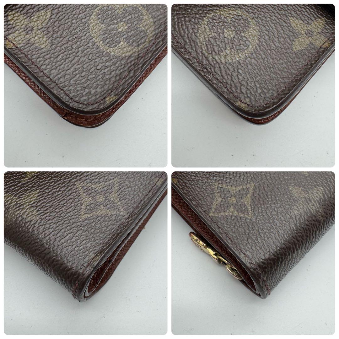 美品✨️ルイヴィトン　モノグラム　コンパクトジップ　折り財布　wallet　ミニ