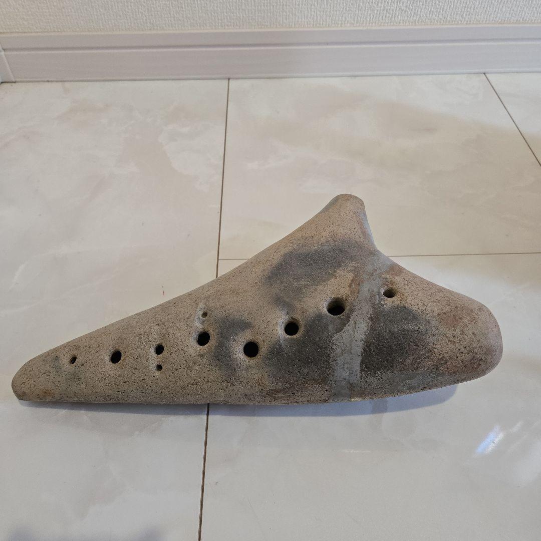 陶器製オカリナ 約24cm