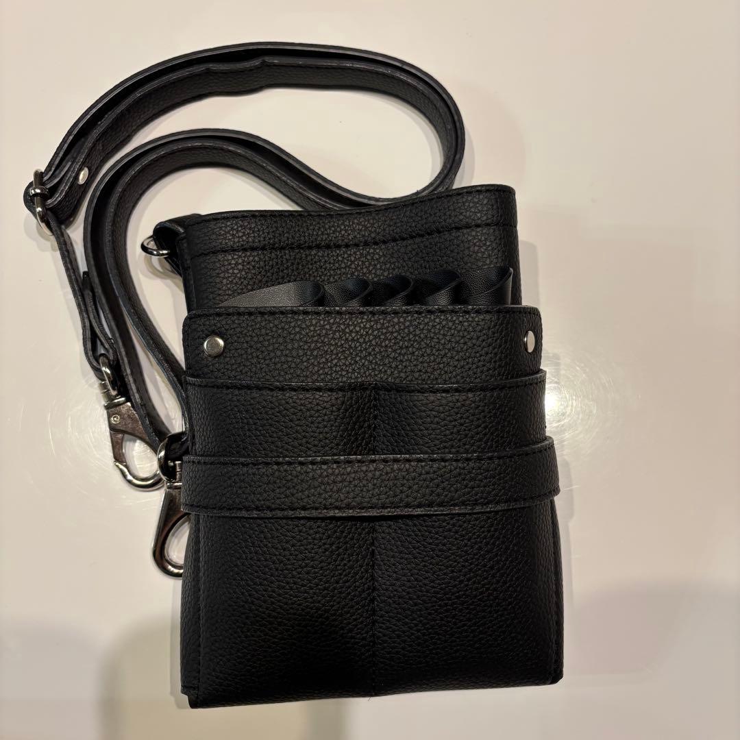 DEEDS ヴェネチア　PUレザー ブラック シザーケース/トリマー