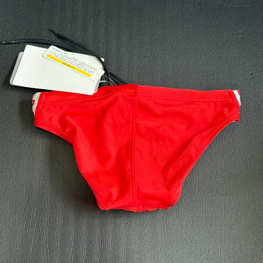 asics 競泳水着 レッド 未使用タグ付き 3Sサイズ