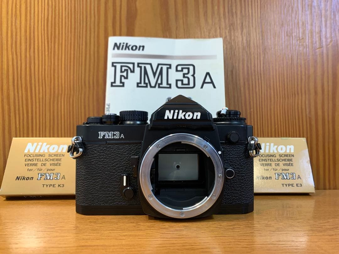 Nikon FM3A 一眼レフカメラ 取扱説　スクリーン二つ付き
