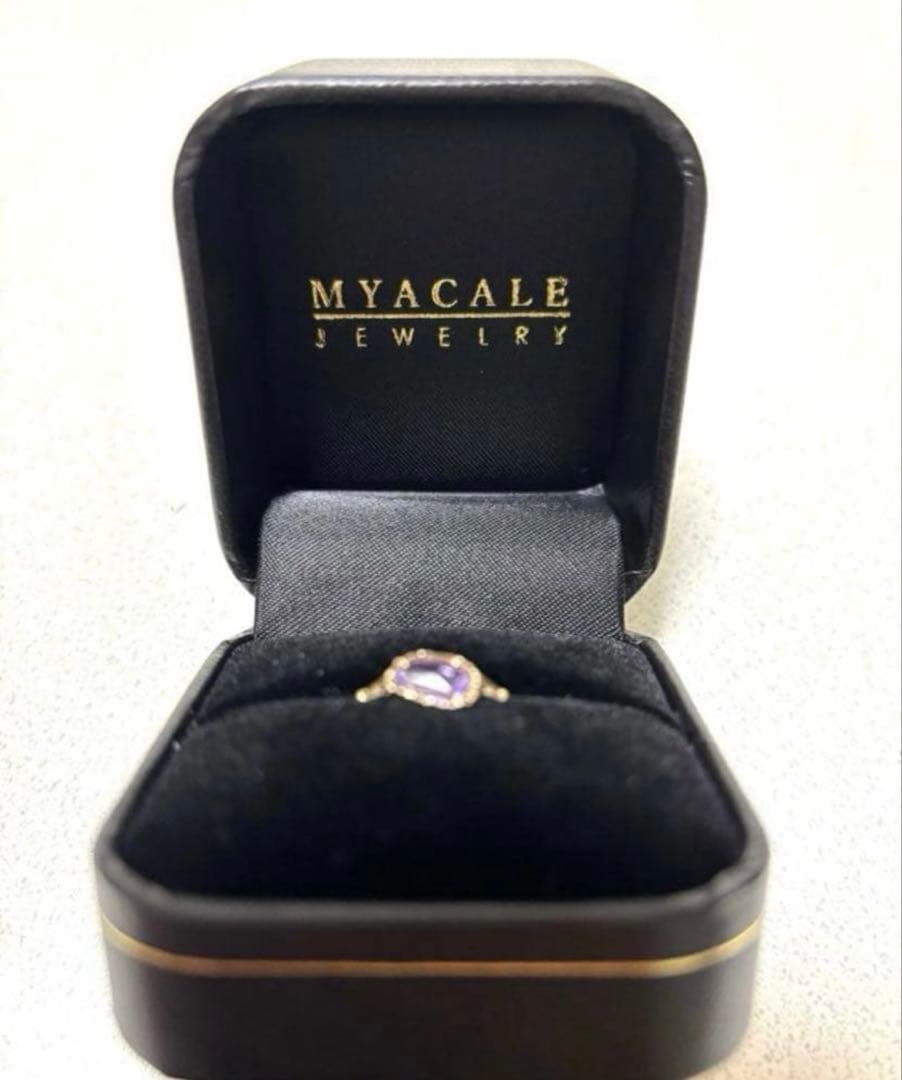 MYACALE JEWELERY サファイア　パープル　10K 5号