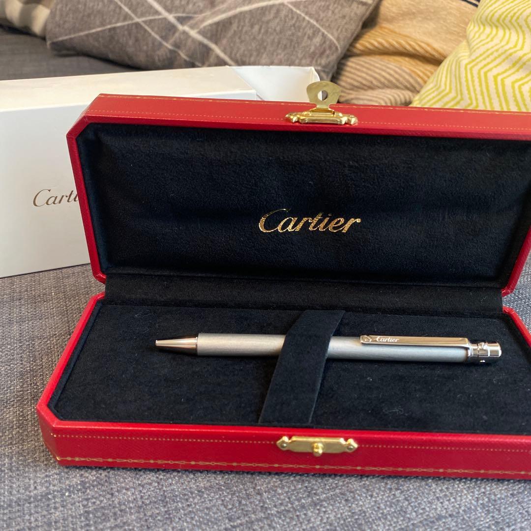 Cartier シルバーボールペン ケース付き