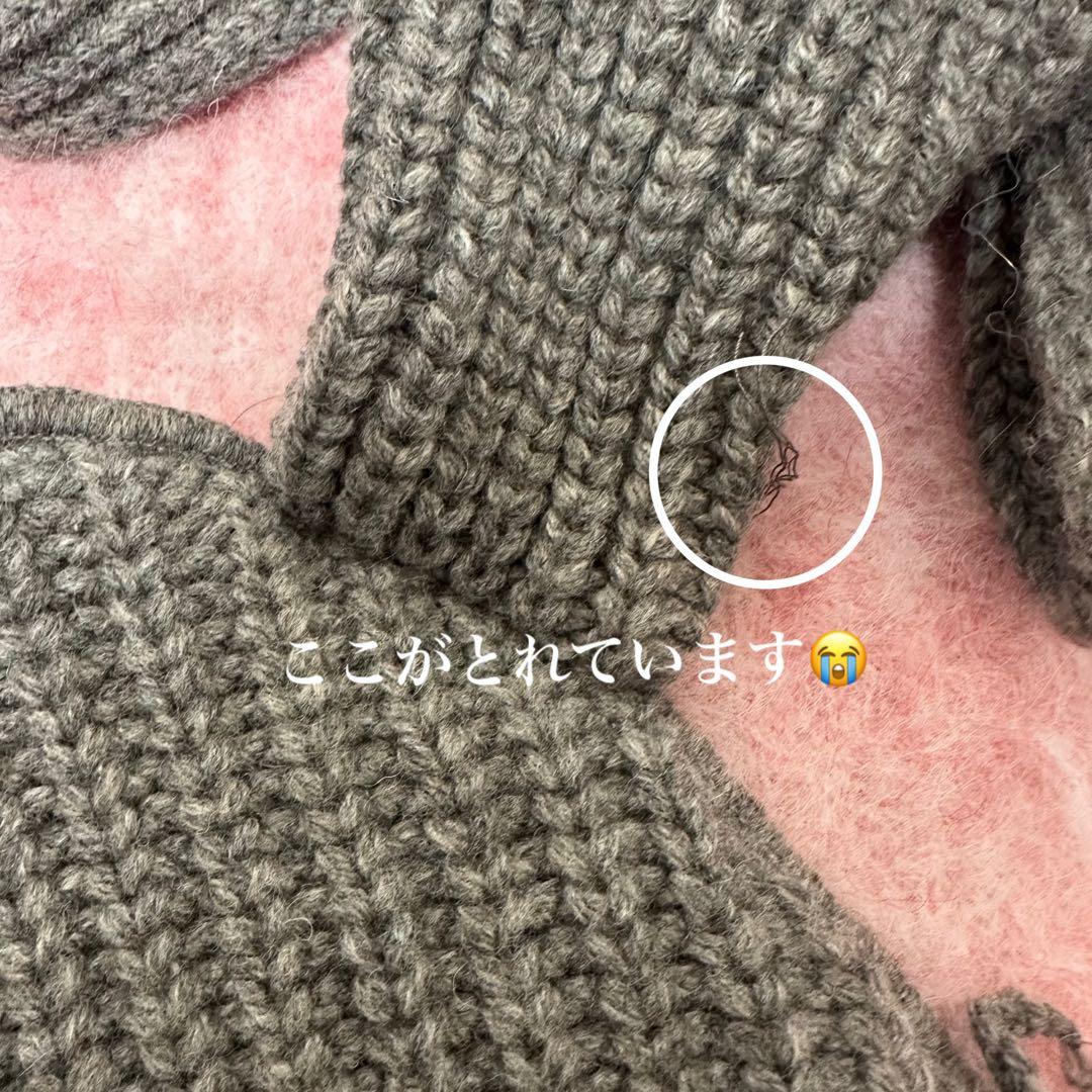 【即購入OK】CHARLES JEFFREY LOVERBOY グレーニット帽