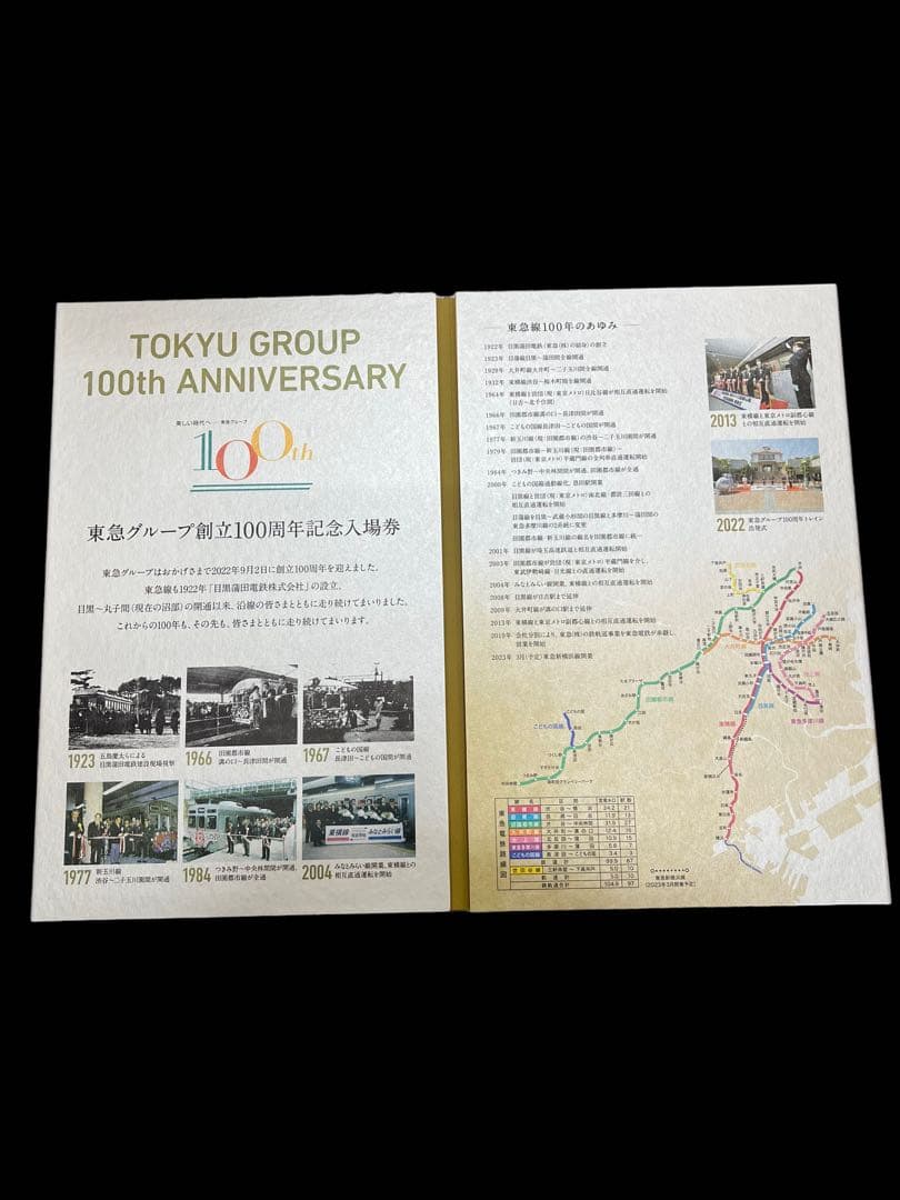 【希少新品】東急100周年記念入場券セット