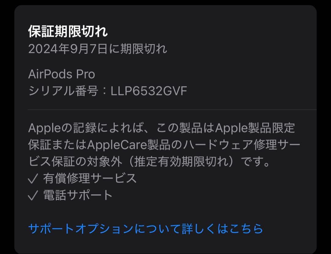 【動作確認済み】Apple AirPods Pro第二世代Lighting