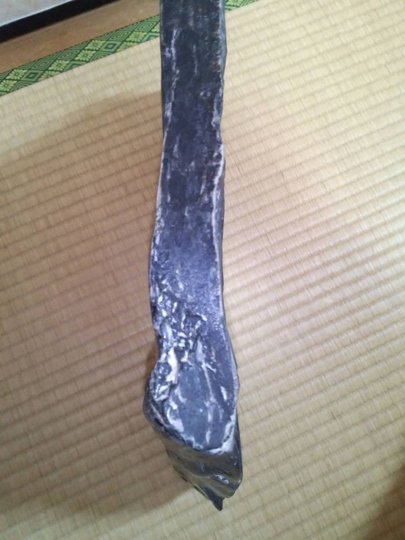 硯石板　刻材　自然石