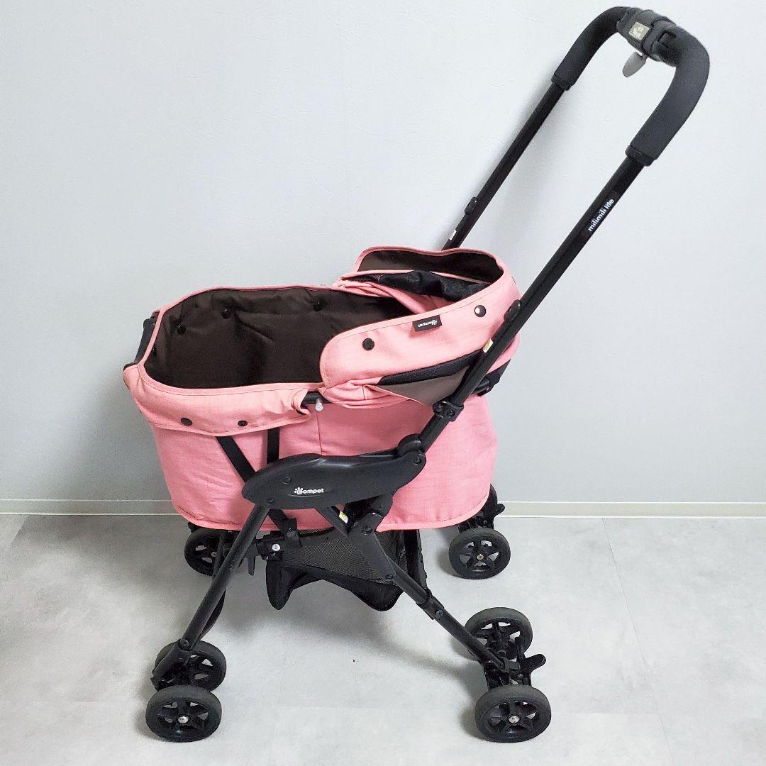 【週末セール】折りたためる★コムペット ミリミリライト ペットカート