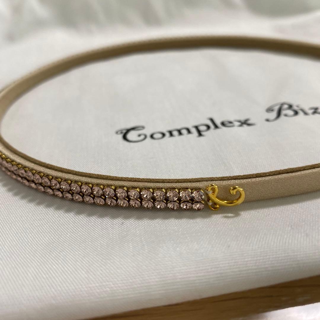 新品クリスタルメッシュ ヘアバンド(ピンク)