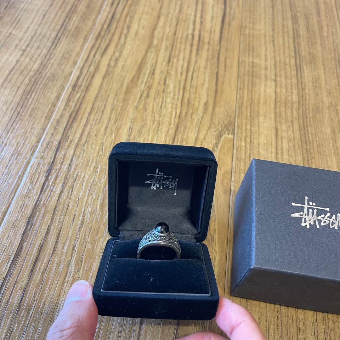 超希少！STUSSY x JAM  MADE RING オニキス