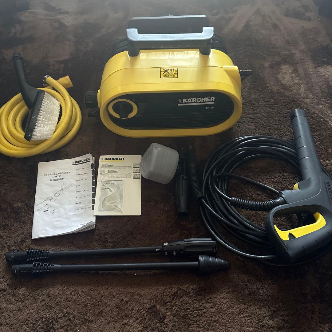 KARCHER ケルヒャー JTK38 家庭用 高圧洗浄機 元箱付き