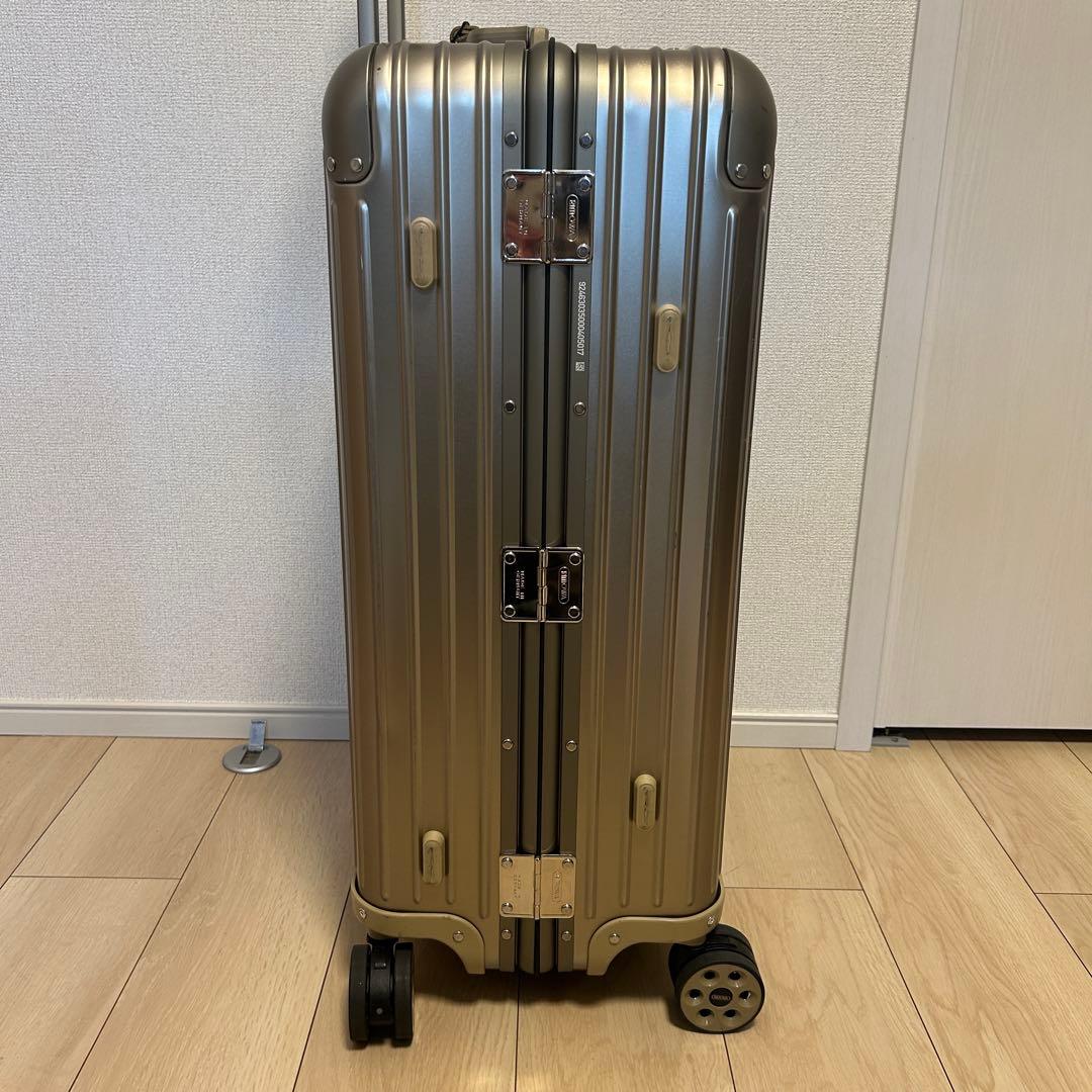 美品 大容量 RIMOWA リモワ トパーズ 67L ゴールド 電子タグ