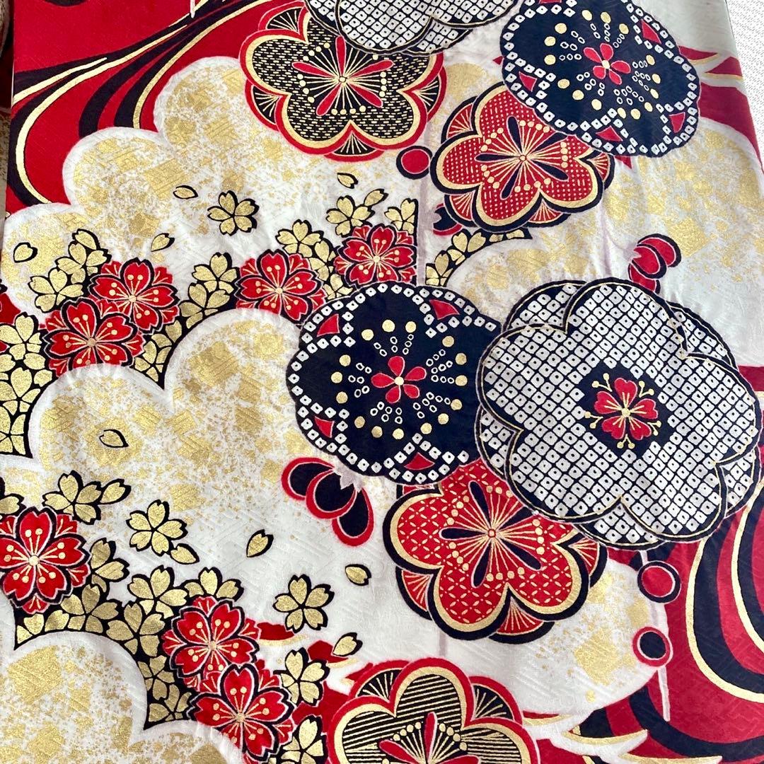 ★™️ 身丈170 赤 振袖4点セット‼️お振袖セット‼️ NO109 フルセット