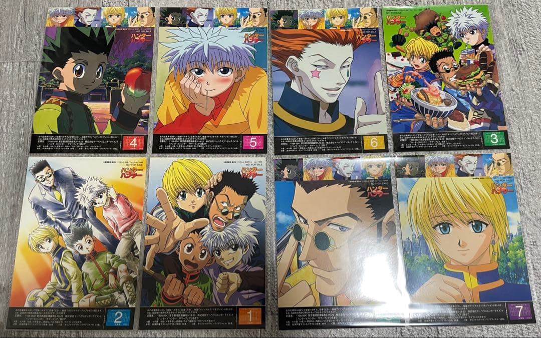 ハンターハンター 旧アニメ　サマーフェア ステッカー コンプリート 非売品　希少