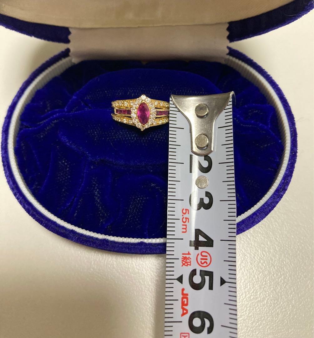 ルビーリング❣️k 18 サイズ12