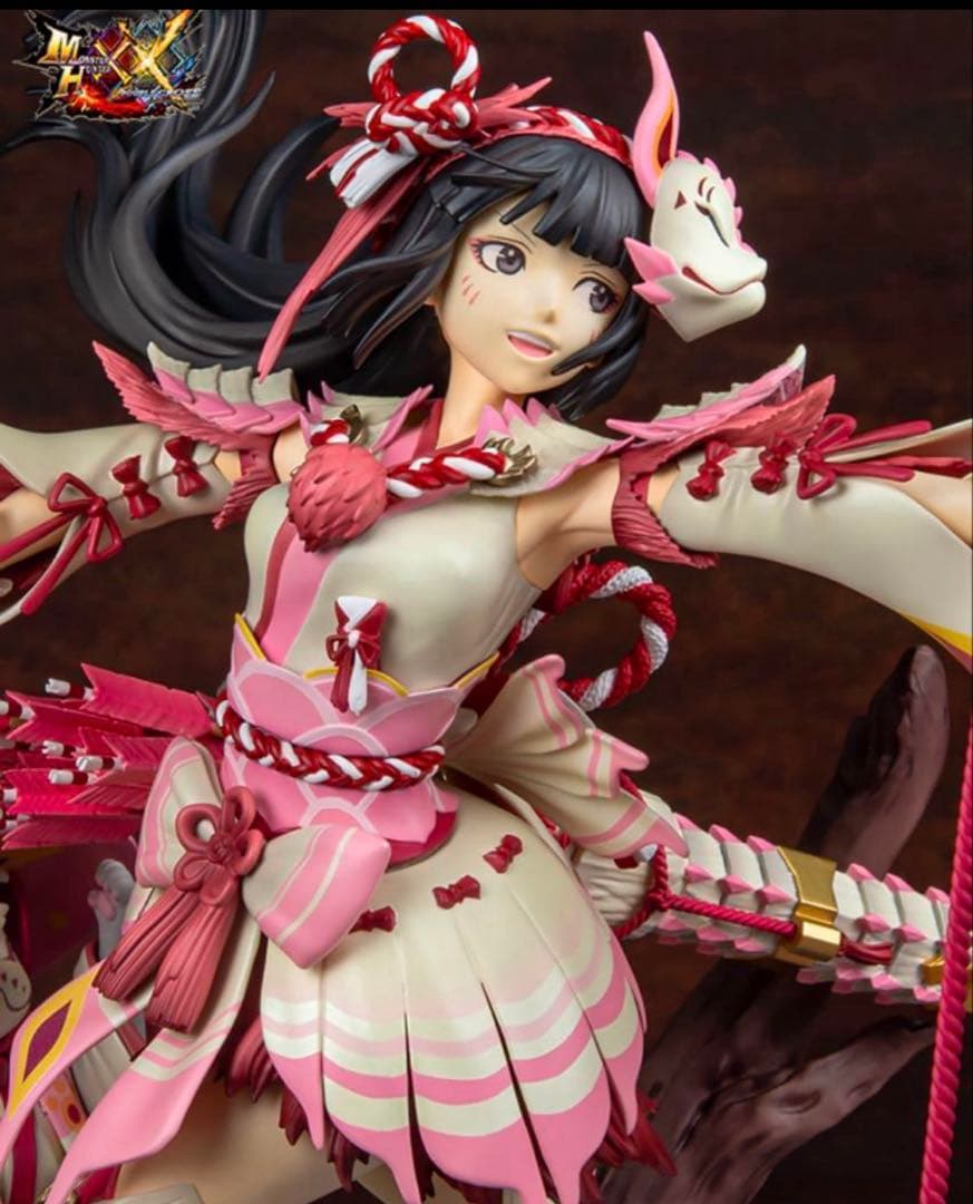新品MONSTER HUNTER XXミツネシリーズ女性ガンナー完成品フィギュア