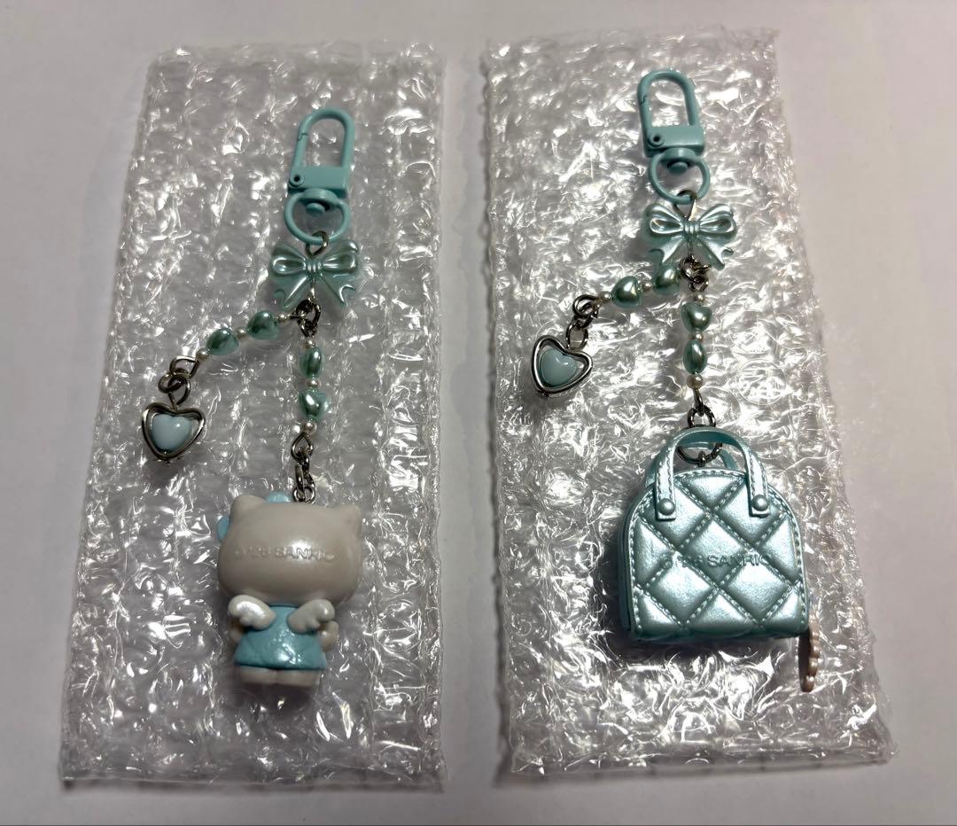 サンリオ ミニチュアキルトシリーズ 水色 キティ エンジェル 天使 セミコンプ