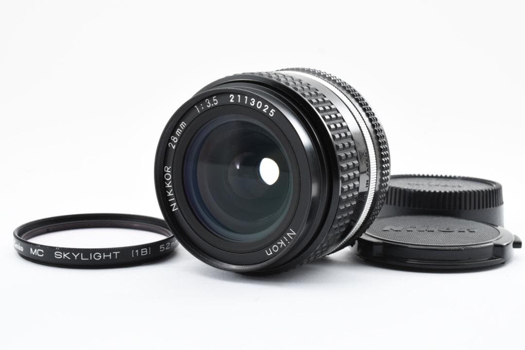 超美品 NIKON AI-S NIKKOR 28㎜ f3.5 MF Y971