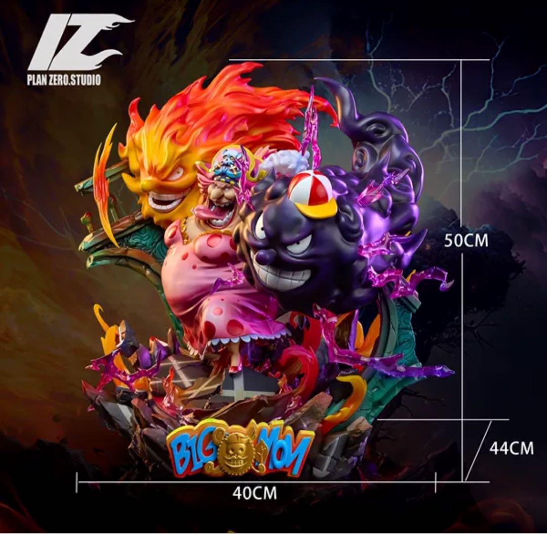 ワンピース　ビッグ・マム　フィギュア　ガレージキット　POPMAXIMUM 台座