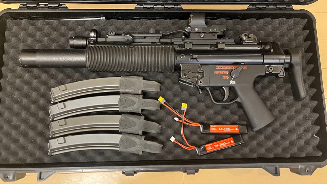 東京マルイ 次世代mp5sd6 外装カスタム品