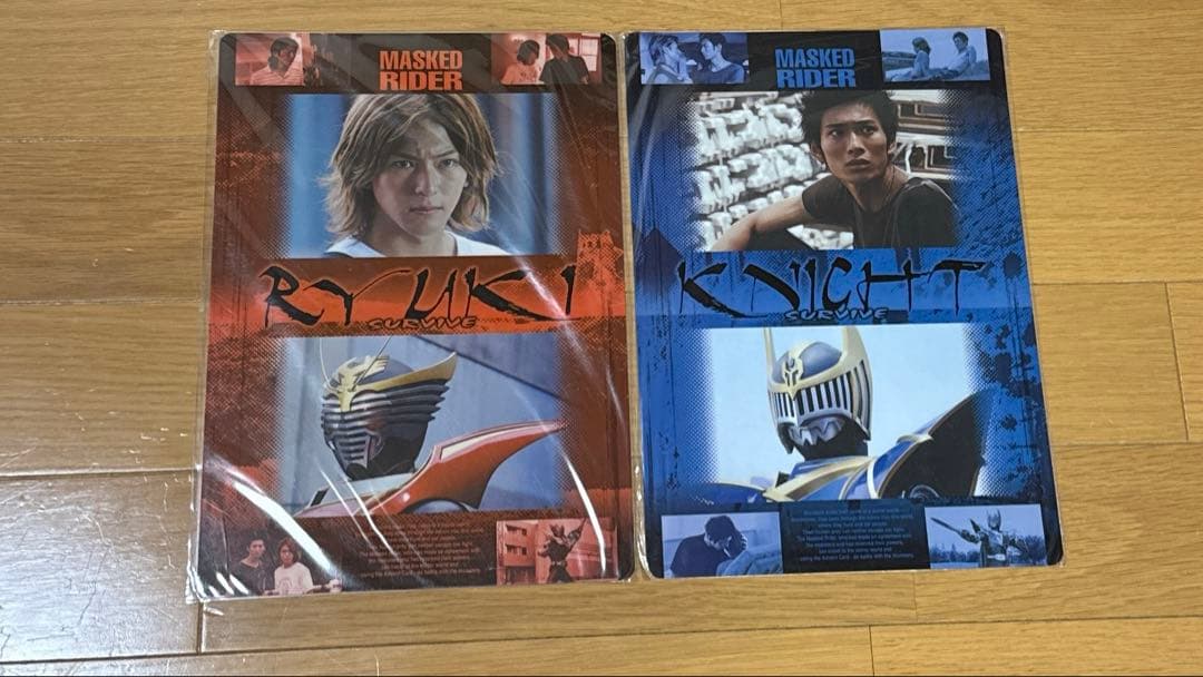 仮面ライダー龍騎　下敷きまとめ売り