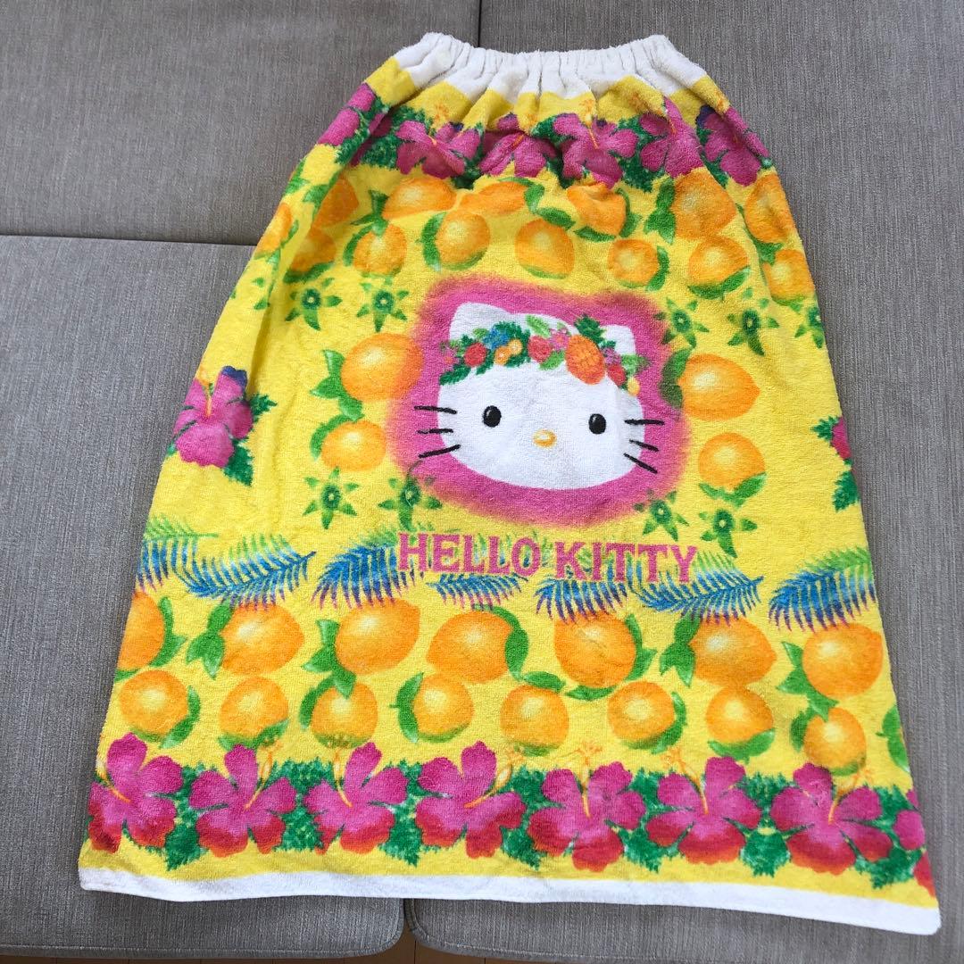 希少 トロピカルキティ ハイビスカス ラップタオル
