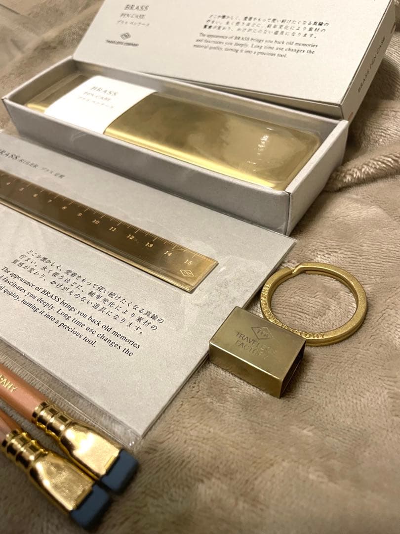 トラベラーズファクトリー ブラスプロダクツ blackwing ペンケース 定規