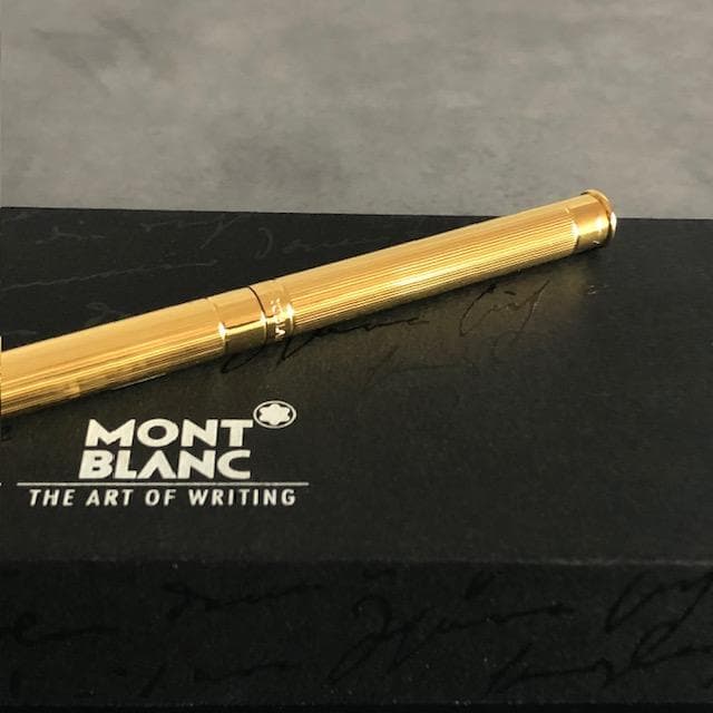 モンブラン(MONT BLANC)　ボールペン　ゴールド ノブレス
