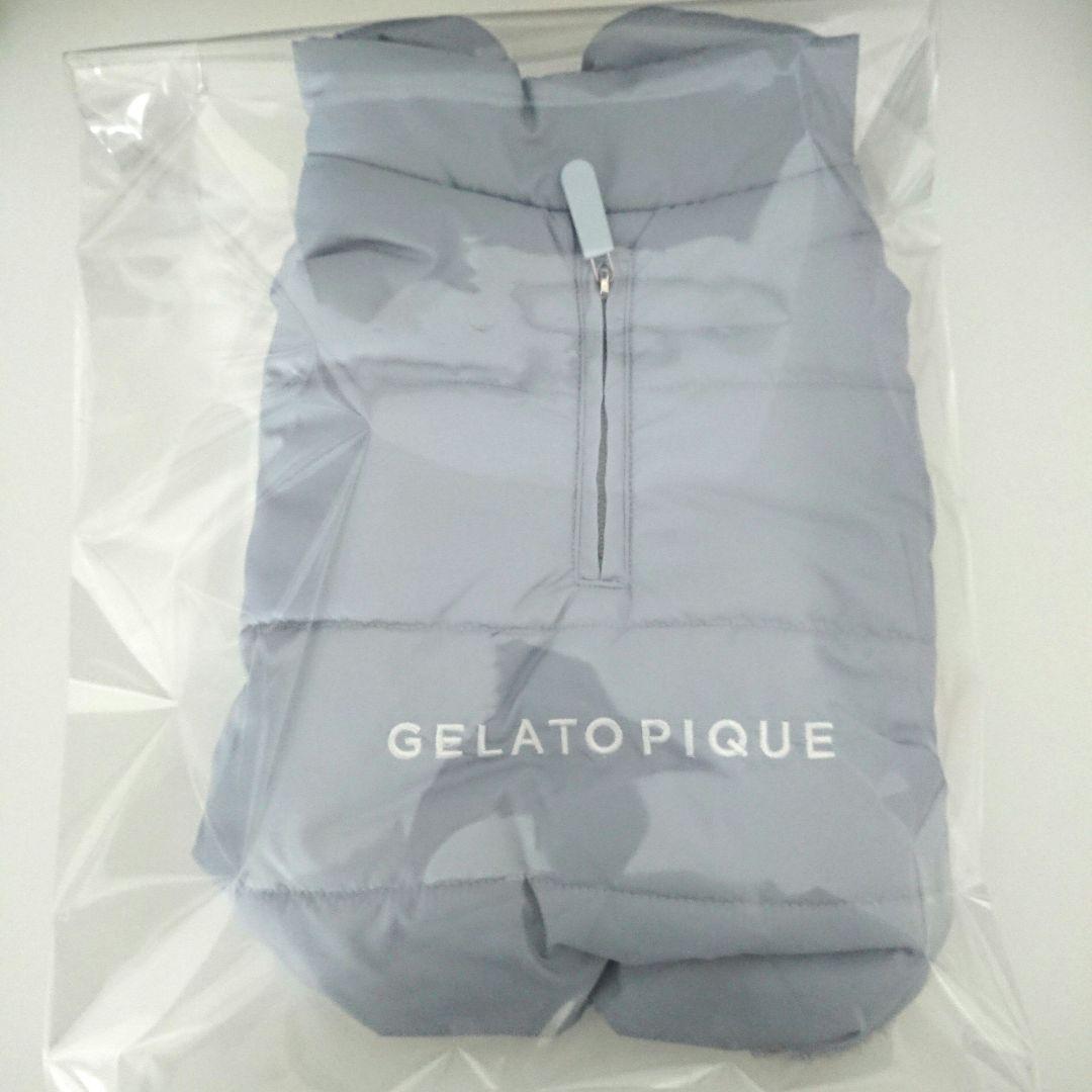 ジェラートピケ 中綿ベスト ブルー Ｌ