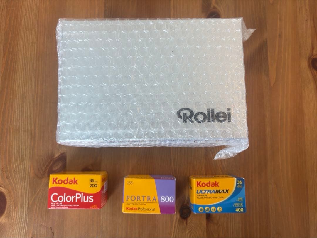 【値下げ】【新品未開封】Rollei 35AF クローム フィルム3本付き