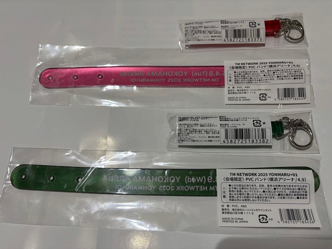 TM NETWORK 4/8,4/9ホテルキーホルダーPVCバンド横アリ限定