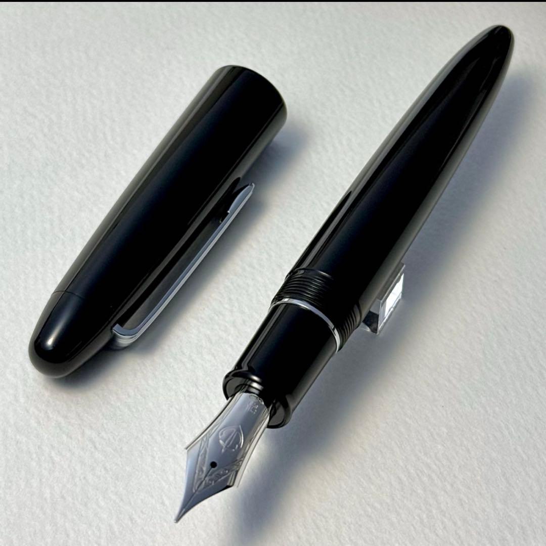 新品未使用 セーラー 万年筆 キングプロフィット KOP エボナイト M