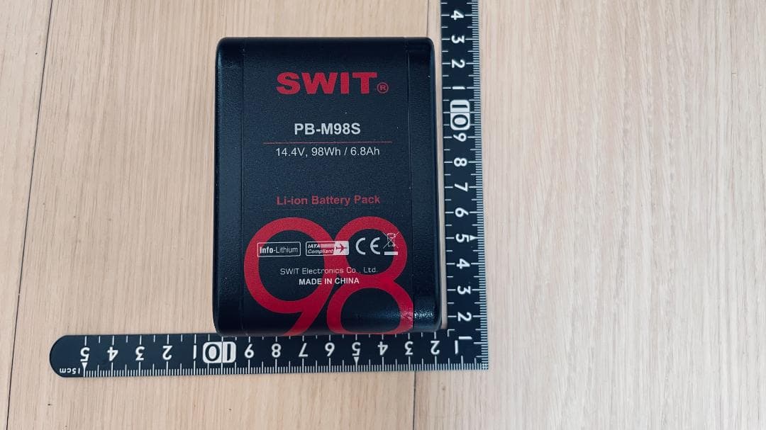 SWIT社製 PB-M98S 98Wh ポケット Vマウント電源