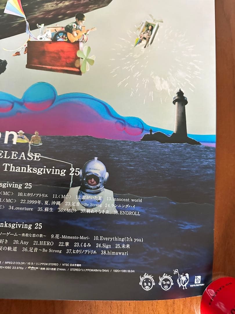 Mr.Children 25周年ドーム・スタジアムツアー ポスター