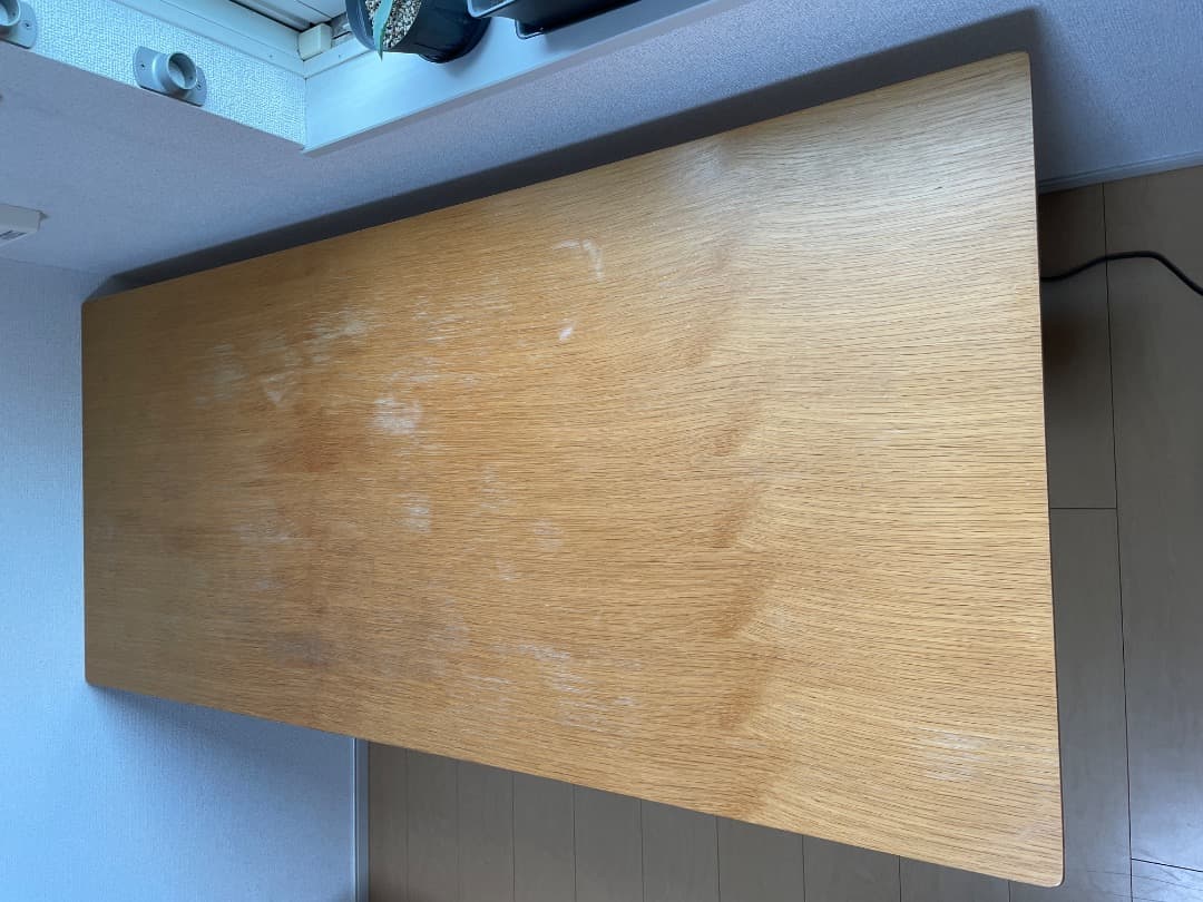 【送料込み】無印 リビングでもダイニングでもつかえるテーブル 幅1500