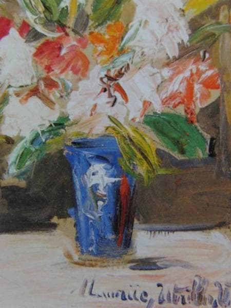 モーリス・ユトリロ、「BOUQUET DE FLEURS」、海外版超希少レゾネ