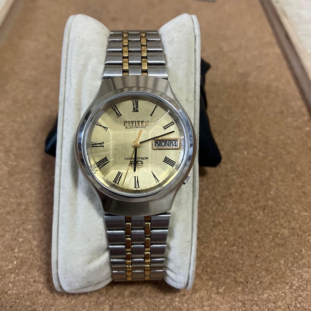 シチズン　コスモトロン　デイデイト　稼動品