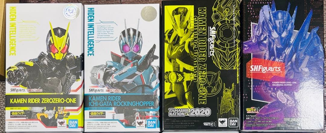 S.H.Figuarts 仮面ライダーゼロワンシリーズ　4種セット　開封済