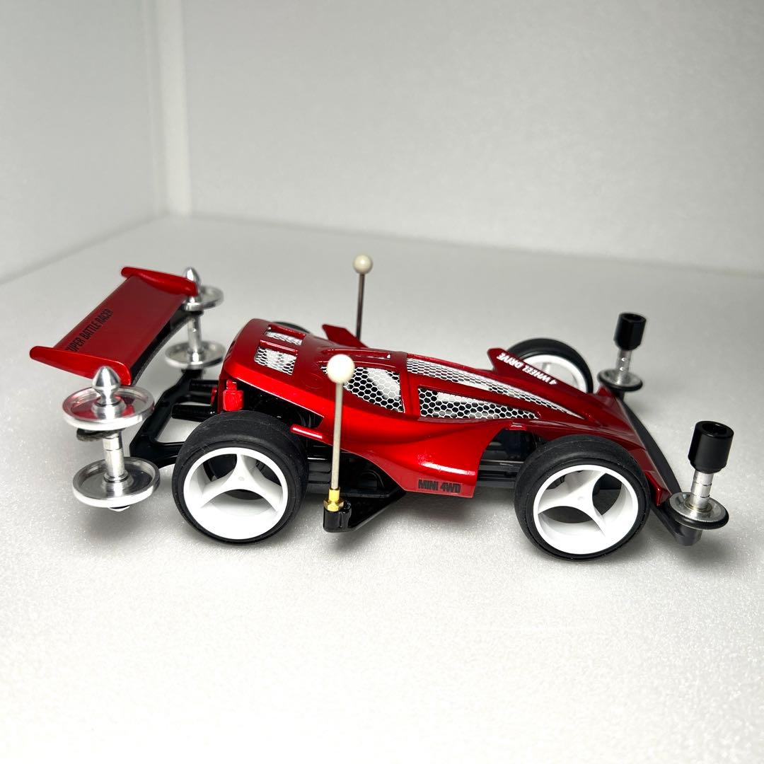 ミニ四駆　ビッグバンゴースト　タミヤ　完成品　肉抜　キャンディ　塗装　スーパー1