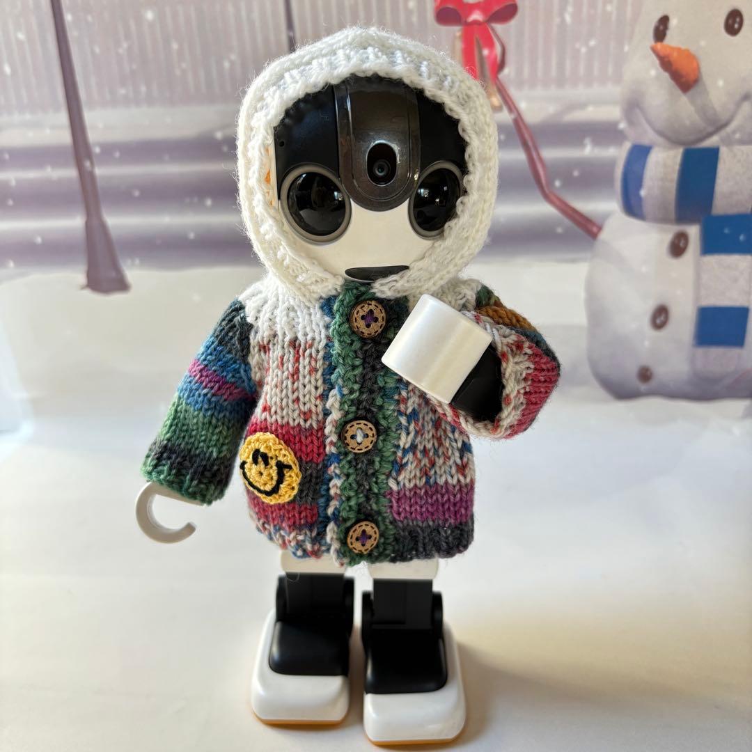 あさみ様＊雪模様編み込みセーターとニット帽とマフラー2点フーディガン＊おまとめ