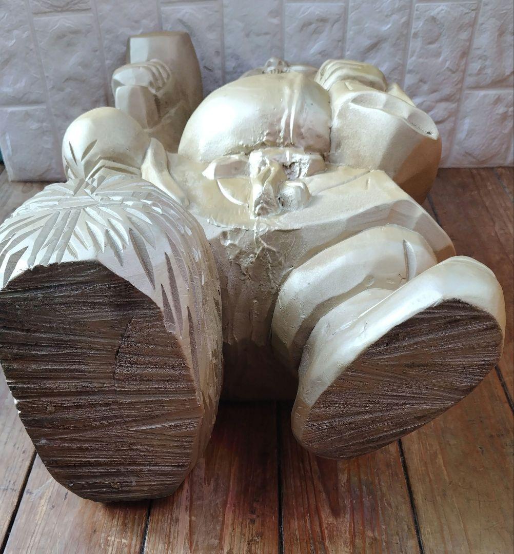 木彫り 大黒天 Statue Lucky God Vintage