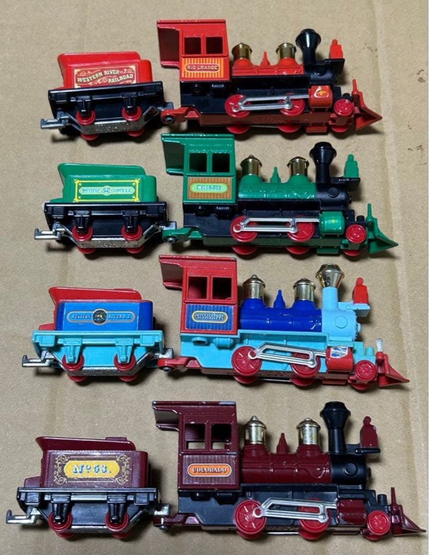 ディズニー ウエスタンリバー鉄道 ダイキャスト スケールモデル 4台セット