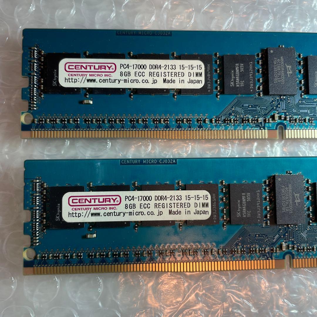 CENTURY MICRO PC4-17000 8GB 2枚組