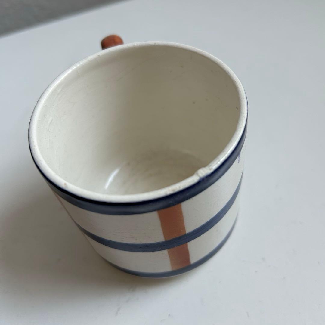 クレイユモントロー　デミタスカップ　ベアン　バスク柄HBCM Bearn