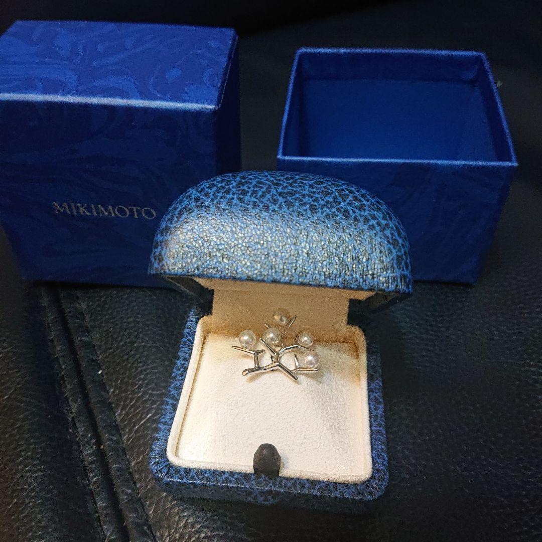 カール MIKIMOTO 幸福の木 シルバー ピンブローチ